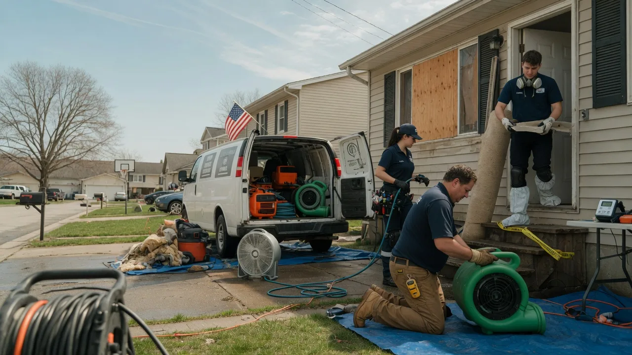 Water Damage Restoration in Comstock Park, MI near me